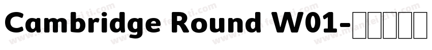 Cambridge Round W01字体转换